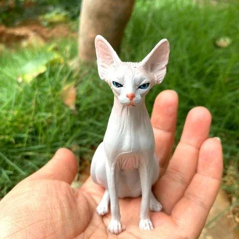 

Whimsical Buddha Cat Figurine Cute Sphynx Cat Meditate Buddha Art Sculptures Outdoor Garden Statues Figurines Cat figura buda