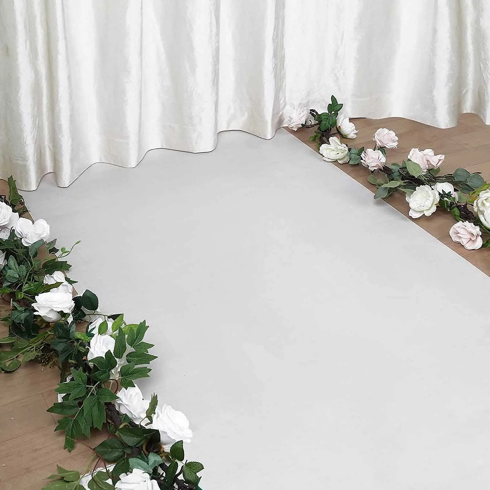 Wedding White Carpet Anti Slip Corridor Hotel Banquet Hall Decoration Celebration Event Carpet Party
