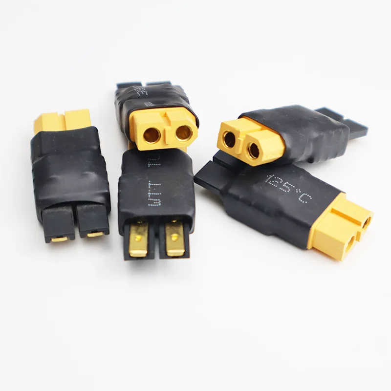 5Pcs Adapter XT60 To XT30 XT90 EC5 TRX T Female To Male Plug Deans Connectors Plug RC Helicopter Quadcopter Lipo Battery Control – Image 3