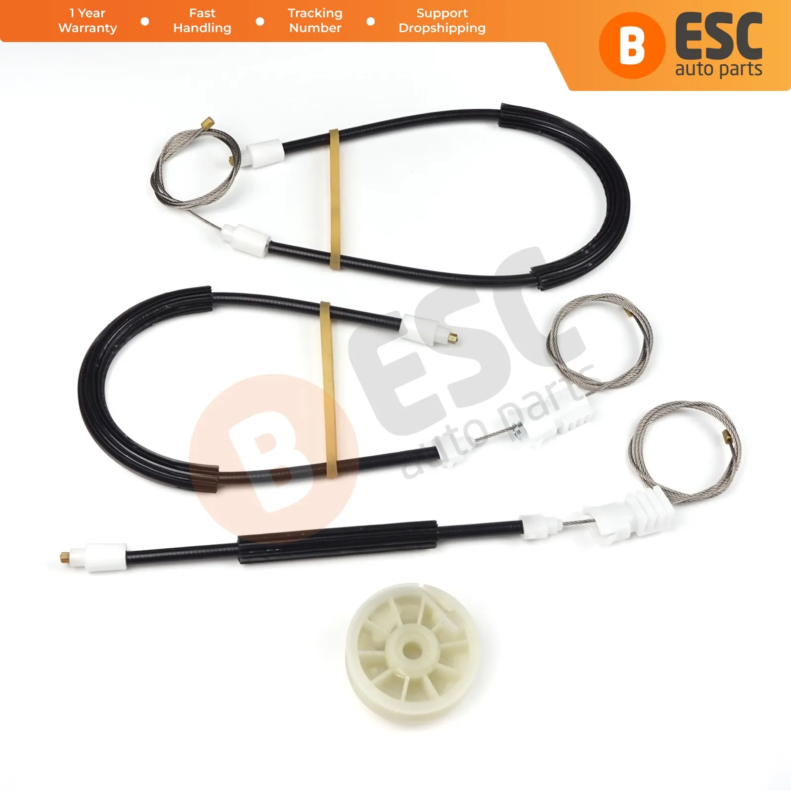 

ESC Auto Parts EWR407 Electrical Power Window Regulator Repair Kit Front Left Door 807012F000 for Nissan Primera P11 1995 2002