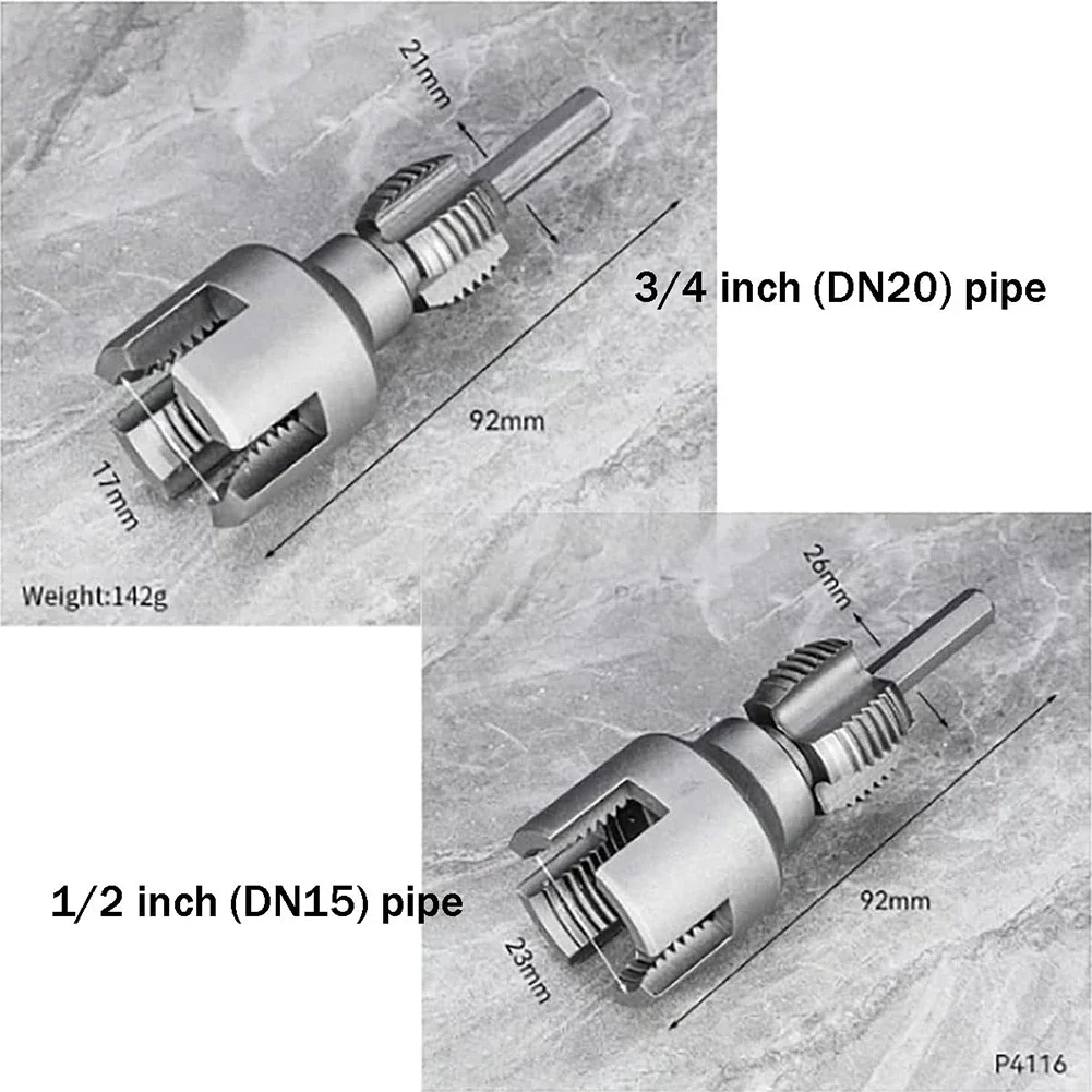 PVC Pipe Thread Cutting Tool Kit for Electric Drill