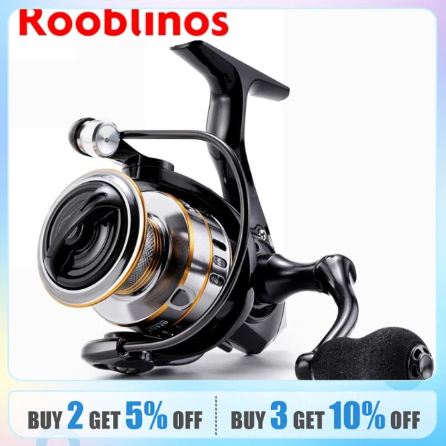 ROOBLINOS RY Spinning Reels Saltwater Freshwater Fishing Reel Ultralight  Metal Frame Smooth And Tough High Speed