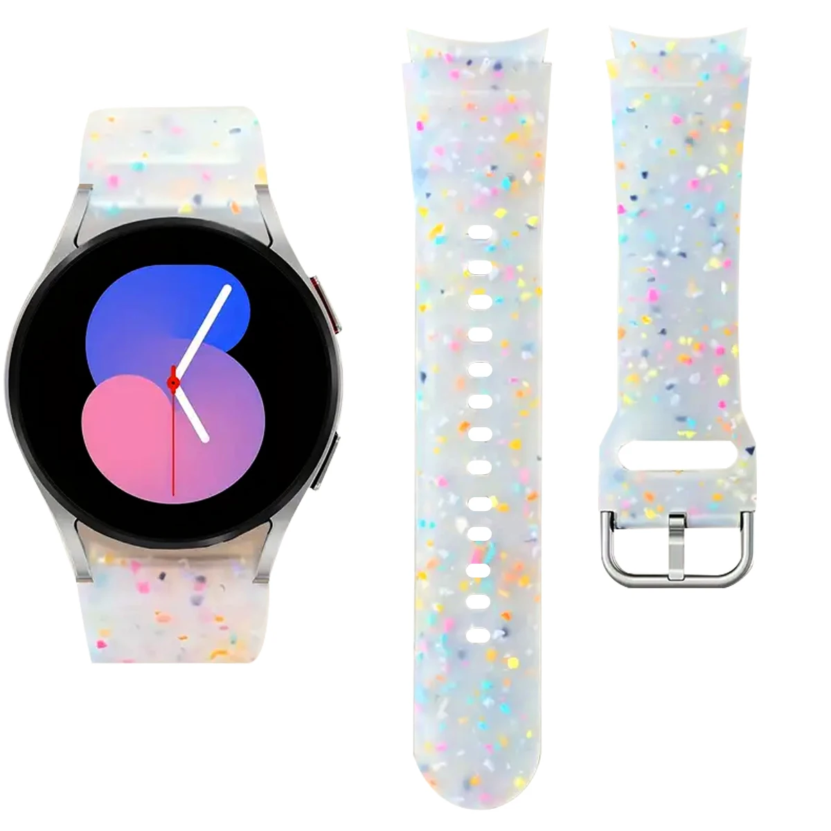 Silicone Smart Watch Wristband Bracelet - Universal Fit, Multiple Sizes