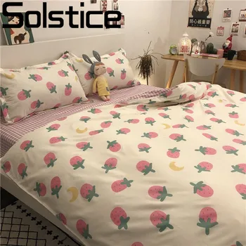 Solstice Bedding Setspink Strawberry Duvet Cover 2