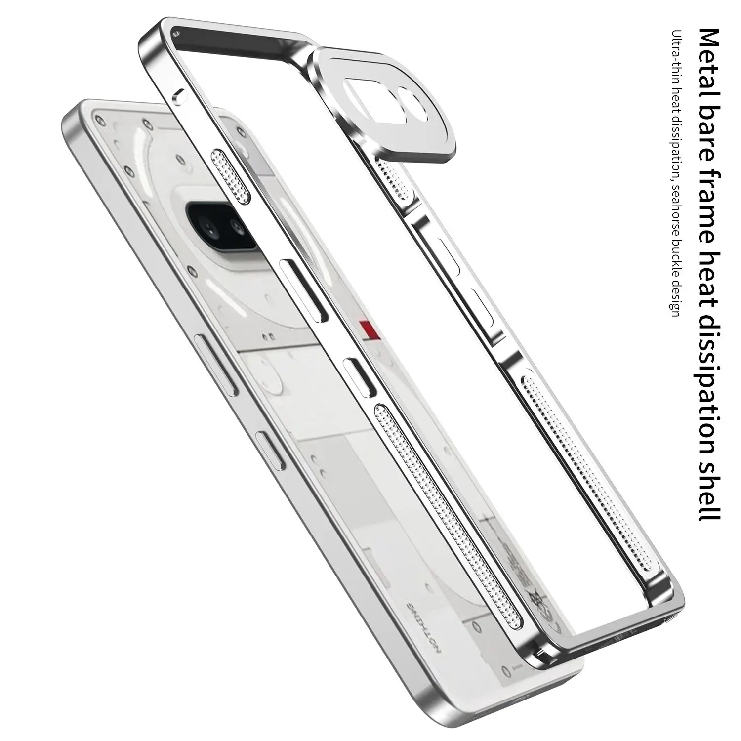 Aluminium Alloy Metal Frame Bumper with Camera Protector Cap Cover