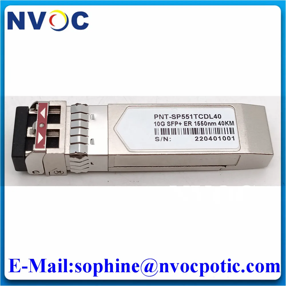 Modulo Ricetrasmettitore Dom 10Gbase-Er Sfp + 1550Nm 40Km, Fibra Duplex Dual Lc Sfp 10G (Smf) Con Switch Cisco/Mikrotik/Huawei