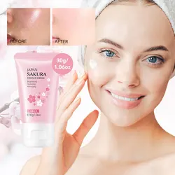 LAIKOU 30g Japan Sakura Essence Face Cream Cherry Blossom Facial Cream Moisturizing Reduce Wrinkle Korean Skin Care