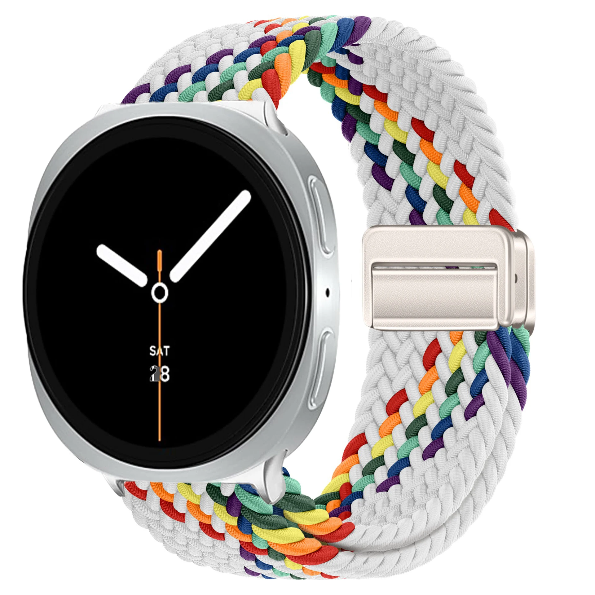 Magnetic Nylon Weave Strap Bracelet