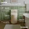 Elongated One Piece Toilet Bisque ADA Toilet 17.3" with Comfortable Chair Height Seat Modern Toilet for Bathroom 2