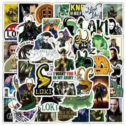 10/30/50pcs Cool Norse Mythological Loki Stickers Waterproof Disney Sticker Skateboard Phone Bike Laptop Wall Decal Kids Toys