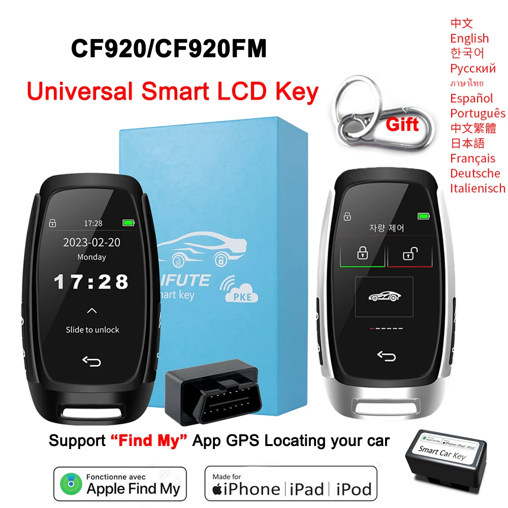 New CF920 Smart LCD Car Key Universal Modified Remote OBD Keyless Comfortable PKE Entry For BMW
