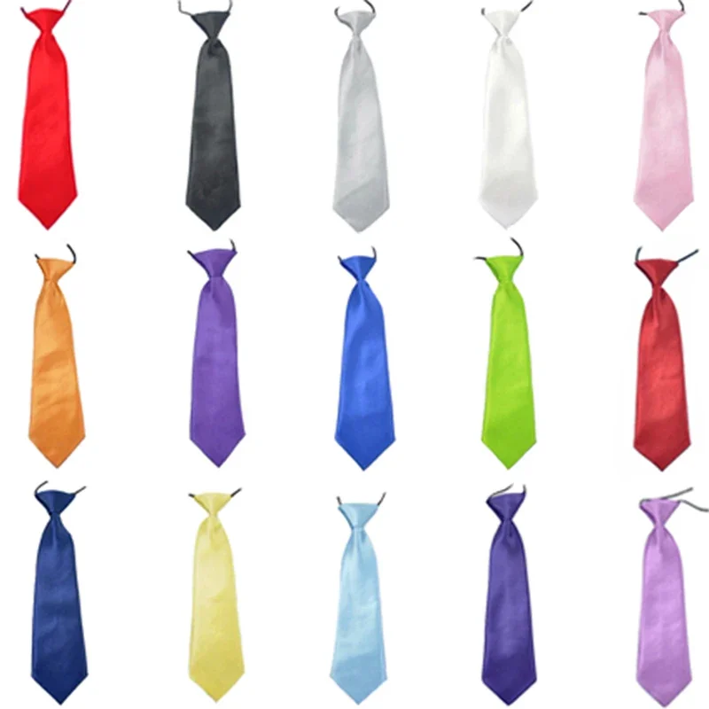 School Boys Kids Wedding Ties Neckties for Bridegroom 5cm Slim woven necktie necktie set