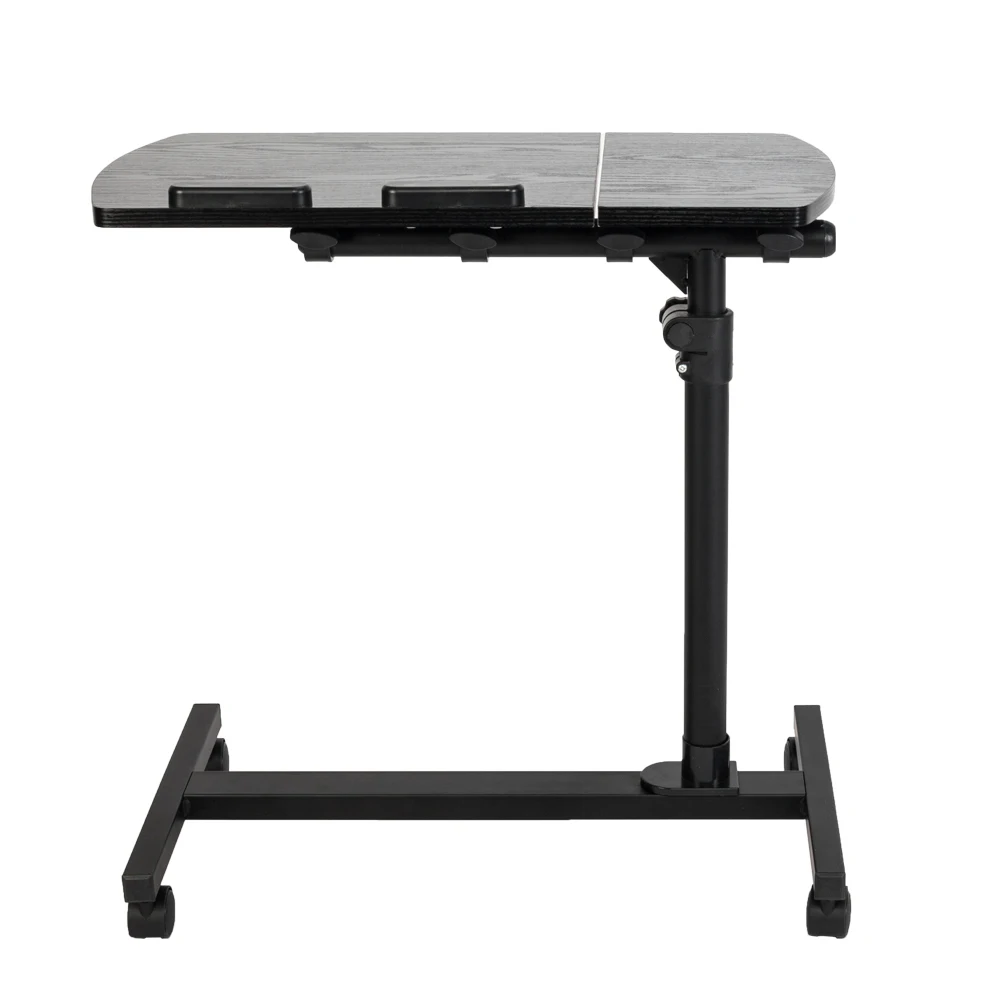 Portable Computer Desk Laptop Height Adjustable Table Mobile Sitting Workstation Lockable Wheels Suitable For Work Learning 2