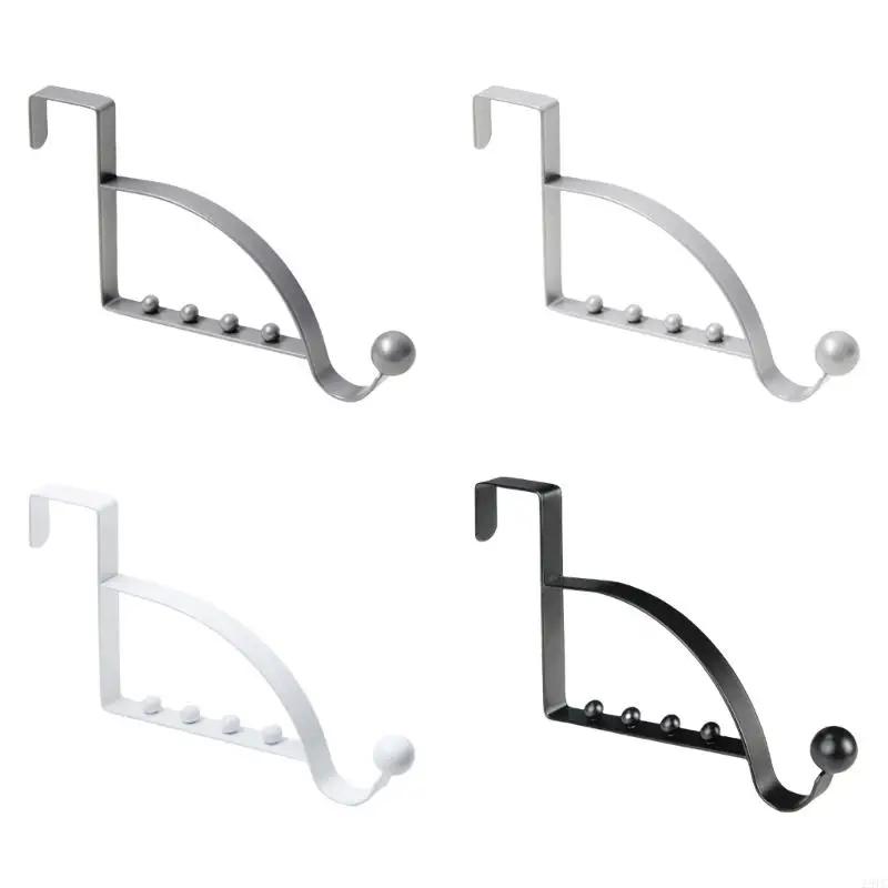 28TC Over The Door Hooks for Hangers Strong Over Door Hook for Hanging Clothes, 4