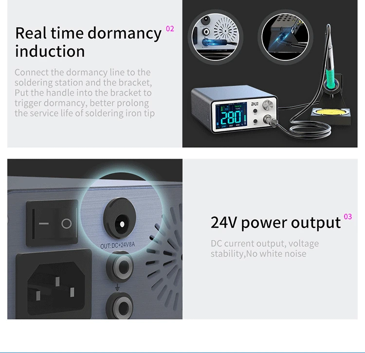 electric welding Aixun 200W T3A T3B Smart Soldering Station Support T12 T245 936 Handle Soldering Electric Welding Iron Tips For SMD BGA Repair portable stick welder