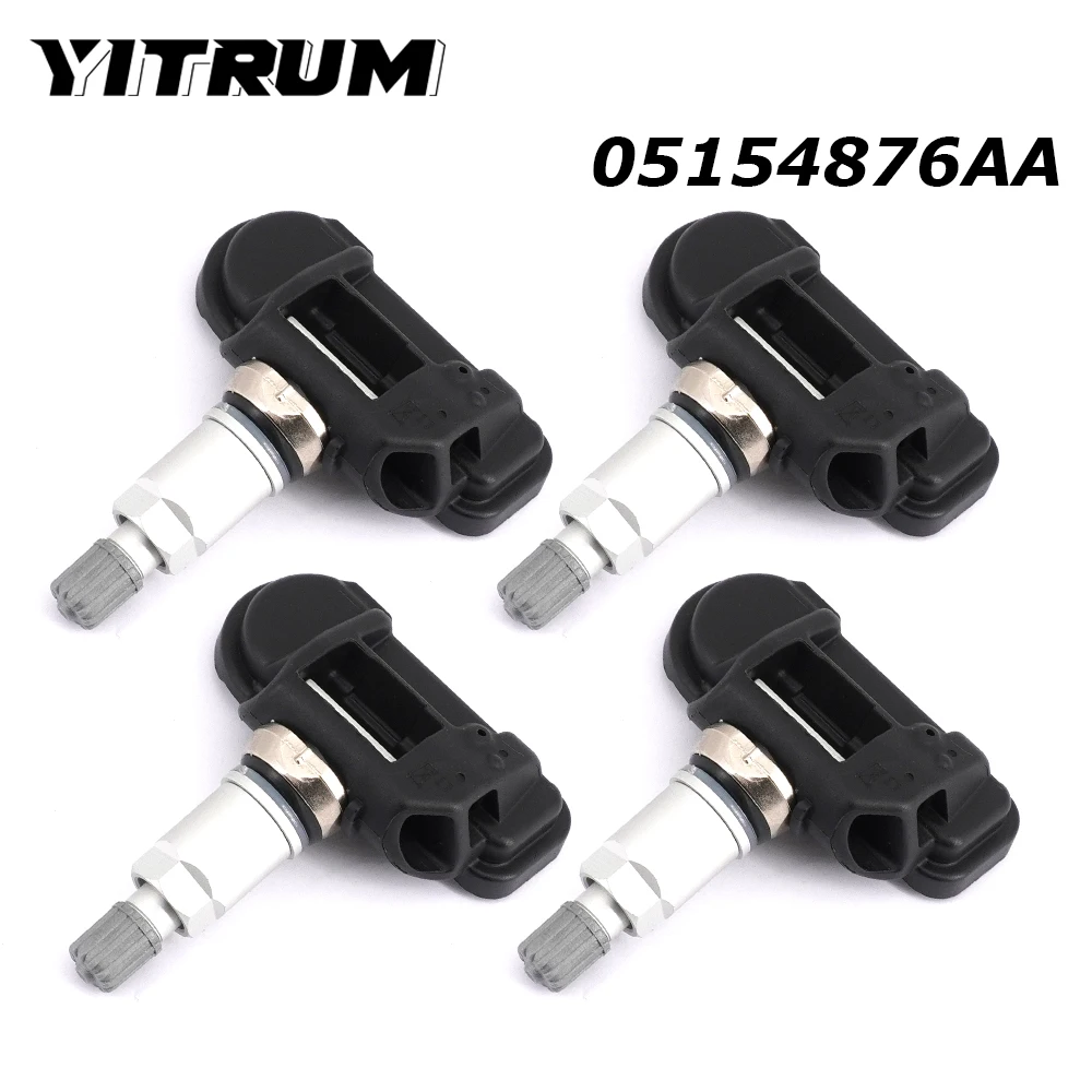 

YITRUM 05154876AA для Alfa Romeo C4 Citroen Jumper Fiat Ducato Maserati ghiали Levante Peugeot Boxer TPMS Sensor 05154876AB 4 шт.
