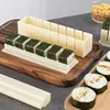 Make Sushi Machine Cutter Sushi Maker Kimbap Sushi Rolls Mold Round Square Heart-shaped Onigiri Molds Rice Balls SSGJ006