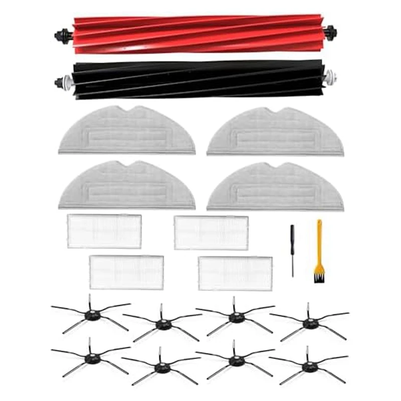 

Запчасти для робота-пылесоса Roborock S8 / S8 + / S8 Pro Ultra, основная боковая щетка, фильтр НЕРА, тряпичная швабра, мешки для пыли