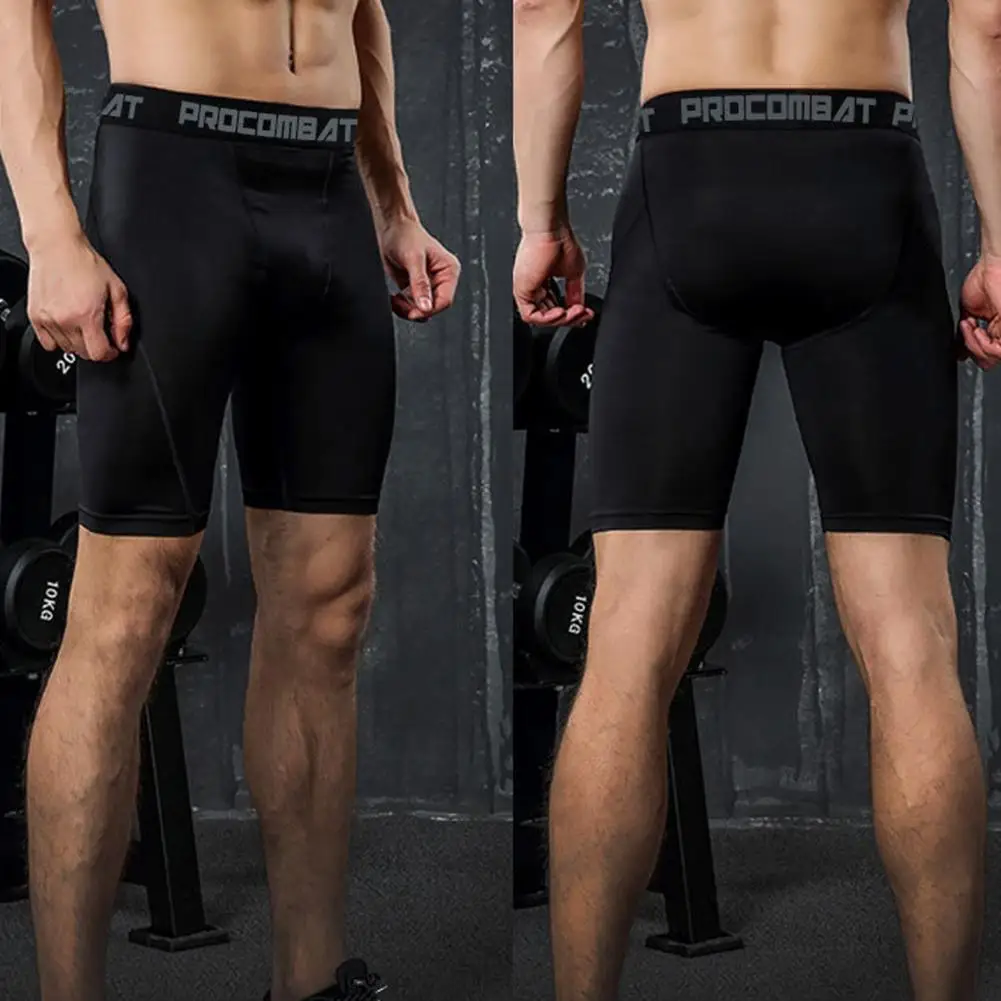 Sports Fitness Pants Men Gym Shorts Workout Tights Running Training Bottoming Shorts Compression Leggings Basketball Sportswear Sports Leggings