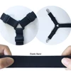 Adjustable Triangle Elastic Suspenders Gripper Holder Straps Clip for Bed Sheets Mattress Covers Sofa Cushion Elastic Band Belt 6