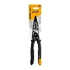 TOUGHBUILD TB-H3-21-CP 9-inch labor-saving pointed nose pliers with reset spring pointed nose pliers sturdy hand tool 6