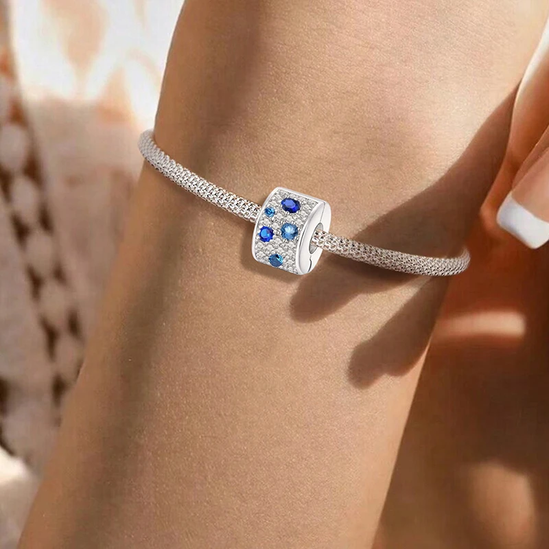 925 Sterling Silver Snow Mountain Scenery Starry Sky Charms Beads Fit Original  Bracelet Bangle High Quality DIY Jewelry
