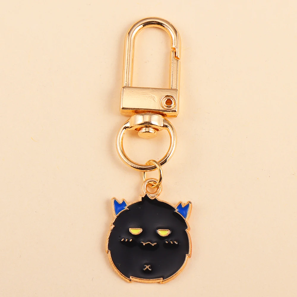 Cartoon Emaille Halloween Schlüssel bund lustige Geist Fledermaus Katze Anhänger Schlüssel ringe für Frauen Männer handgemachte Party Geschenk Schmuck Zubehör – Detail 11