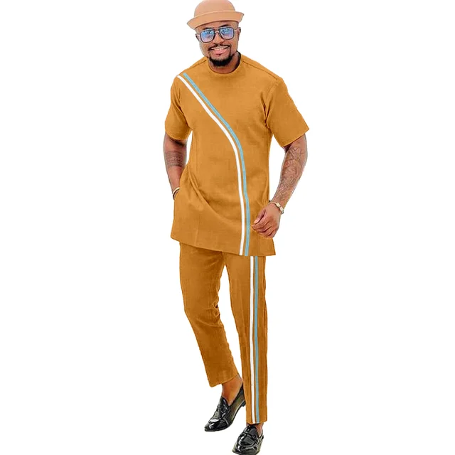 Segun Short Sleeve Dashiki Outfit - Image 4
