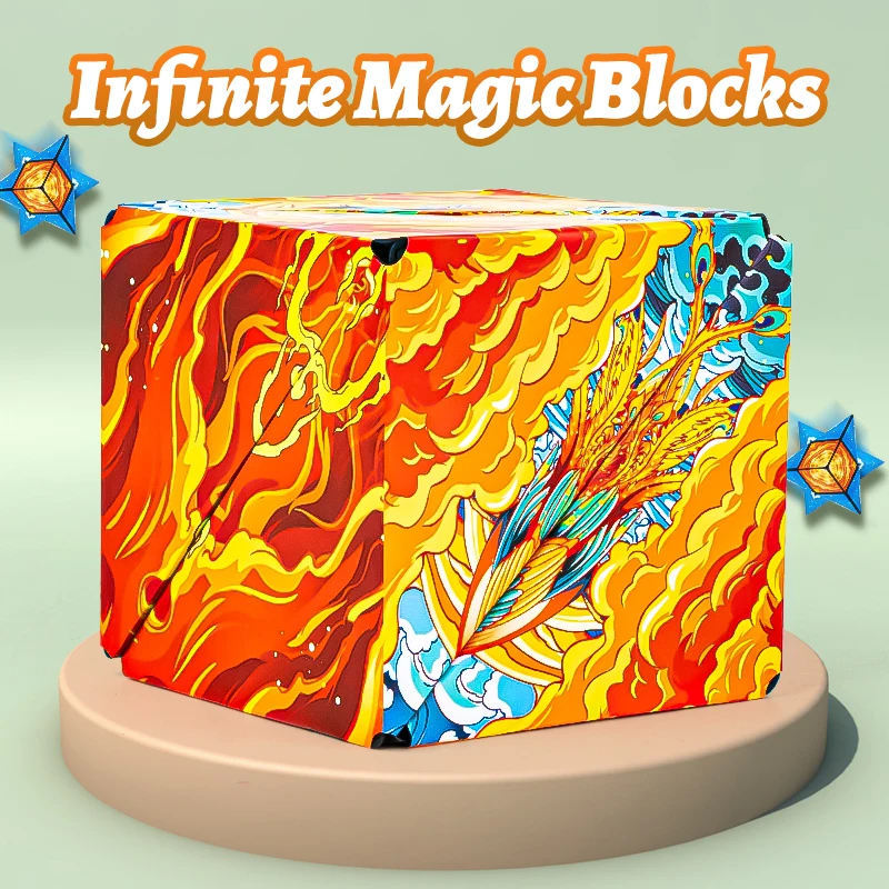 

Magic Infinite Cosmic Cube Shasibo Cubes Magnetic Changeable Cubes Magnetic Cubes Magnet Fidget AntiStres Flip Cubic Puzzle Toys