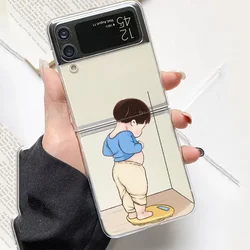 coperchio per telefono trasparente shockproof coppia di cartone adorabile
