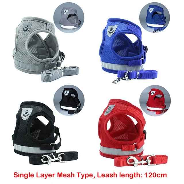 Reflective Safety Dog Harness & Leash 5
