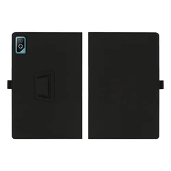 Premium Full - Body Coverage Tablet Case with Hand Strap and Two - Fold Stand for Doogee Tab G6 Pro (Black)