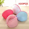 3/2/1PCS Bra Laundry Bag Triangle Zippered Underwear Socks Washing Machine Protection Net Mesh Bag Home Storage Organization 1