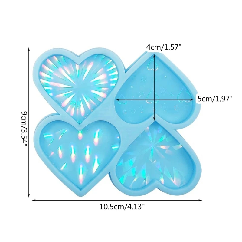 Holographic Light Shadow Silicone Molds DIY Epoxy Resin Casting Mold Mobile Phone Holder Mold Cell Phone Bracket Mould