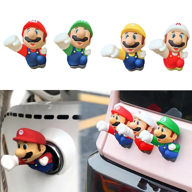 thumbnail image 2 of Nuevo adorno para coche de Super Mario Bros, bonito colgante para casco de bicicleta con motor, accesorios para bicicleta, pegatinas para coche, adornos para coche de juguete, nuevo, 2 of 5