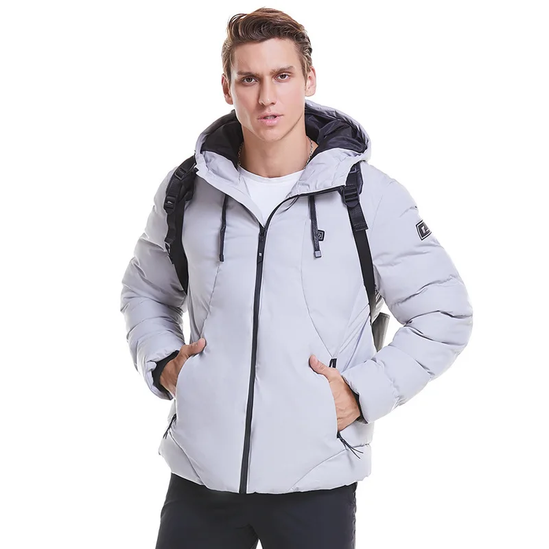 Intelligent heating cotton padded jacket USB charging heating cotton padded jacket  in winter large thermal jacket graphene