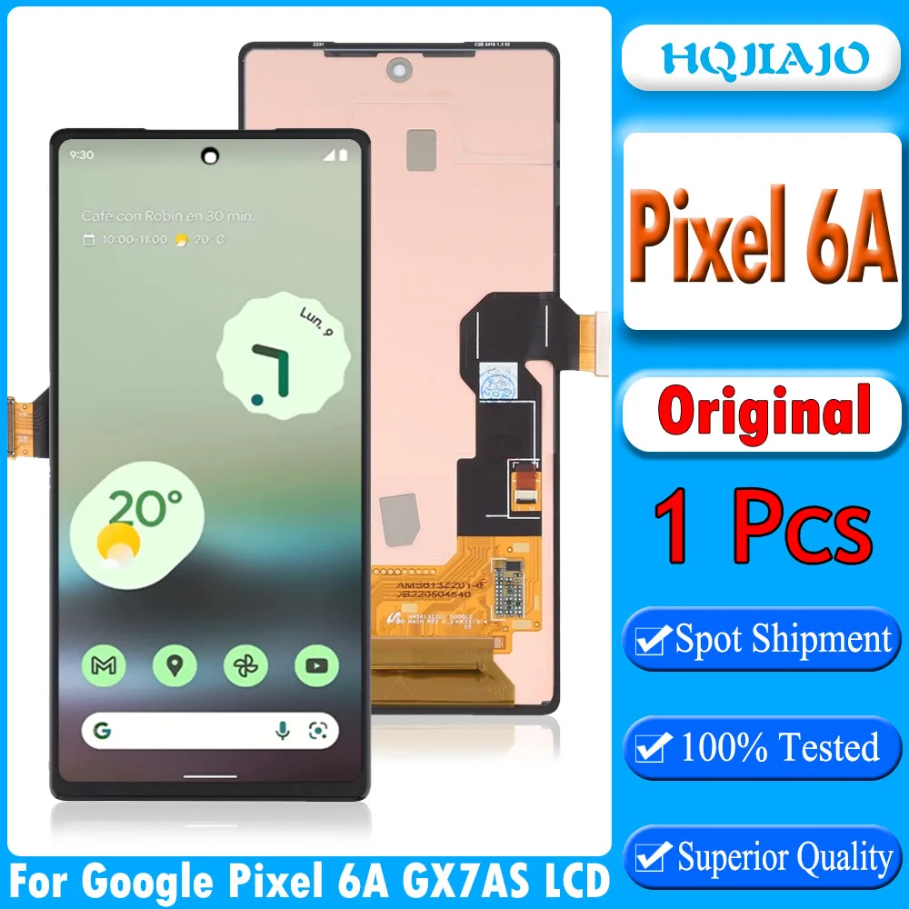 Original For Google Pixel 6A LCD Display Touch Screen