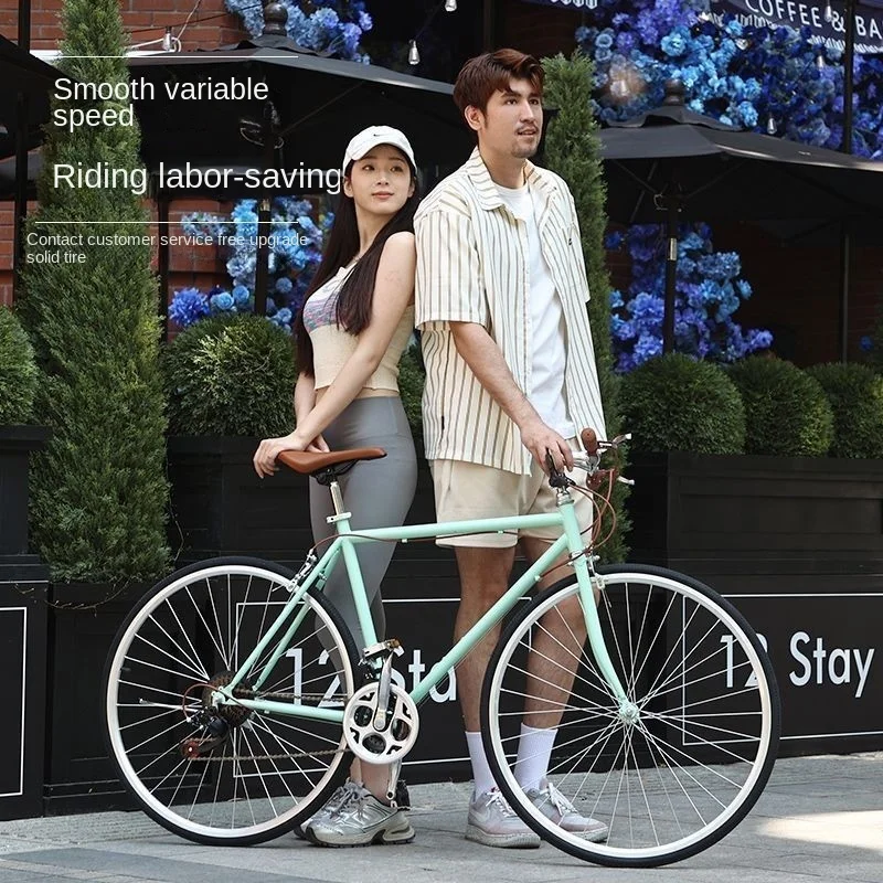 ZHIO 700C bicicleta hombre adulto mujer luz velocidad Variable