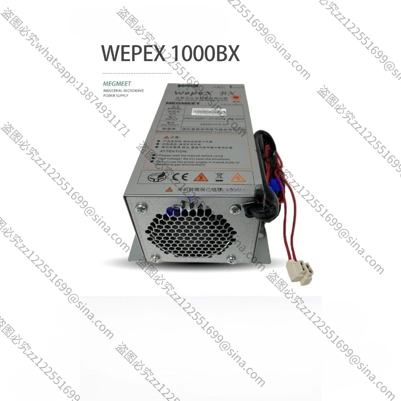 WepeX1000BX 디지털 가변 주파수 고전압 드라이버 공냉식 마이크로파 전원 공급 장치 풀 세트에 적합