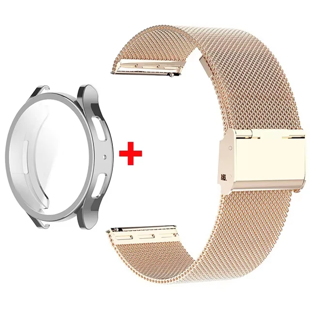 Premium Steel Mesh Milanese Loop Band with Protective Case