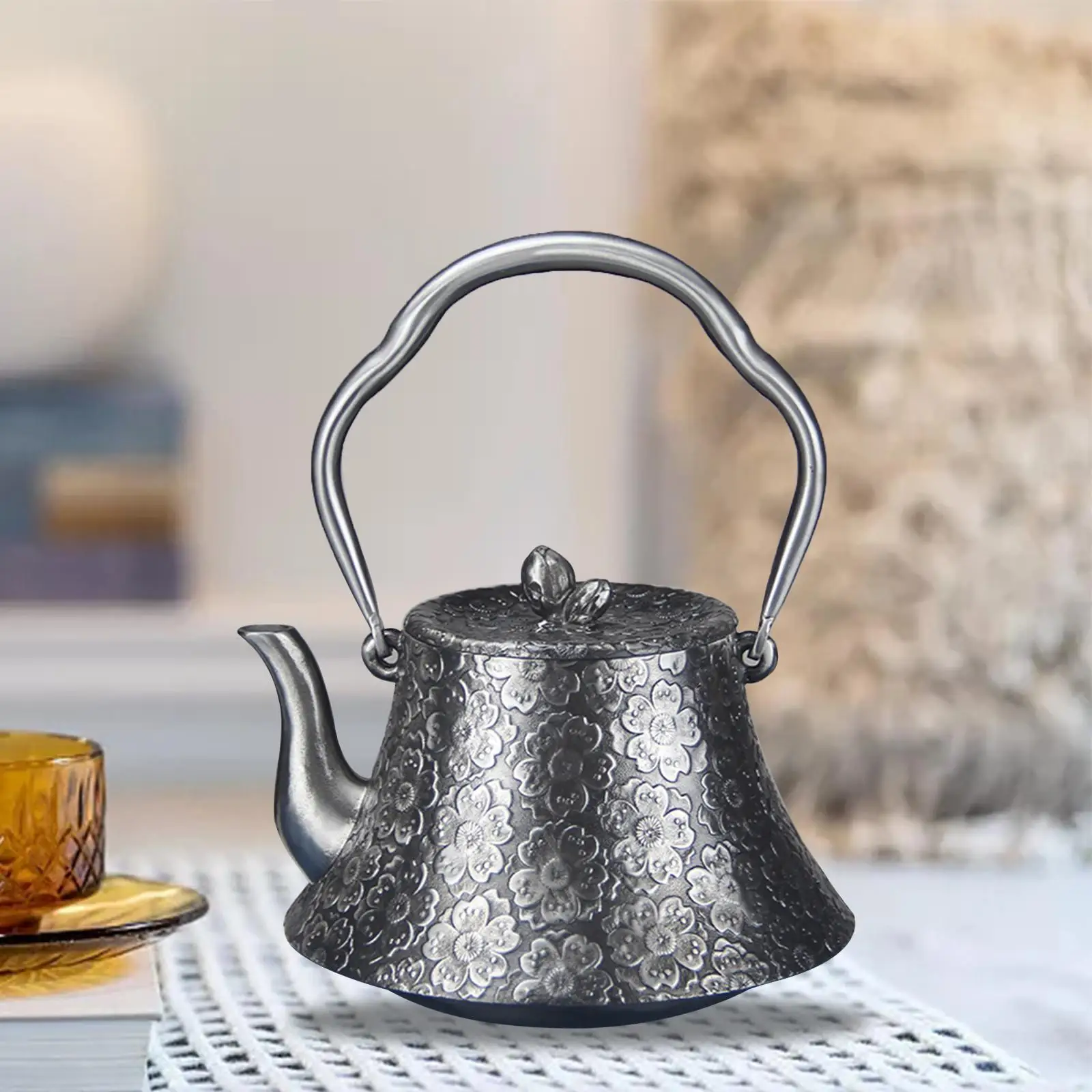 Iron Tea Kettle Boiling Hot Water Kettle Men Gift 1300ml Ergonomic Handle Tea Iron Tea Kettle Boiling Hot Water Kettle Men Gift 1300ml Ergonomic Handle Tea
