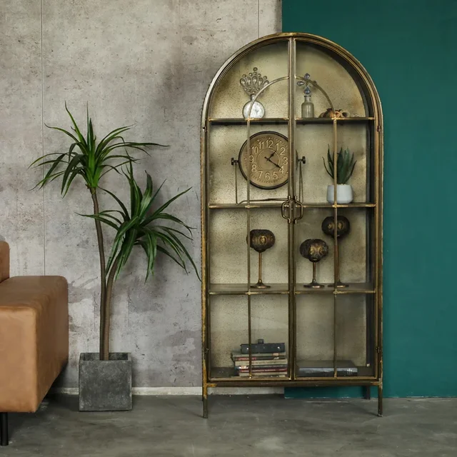 Bellmont Arched Glass Cabinet 2