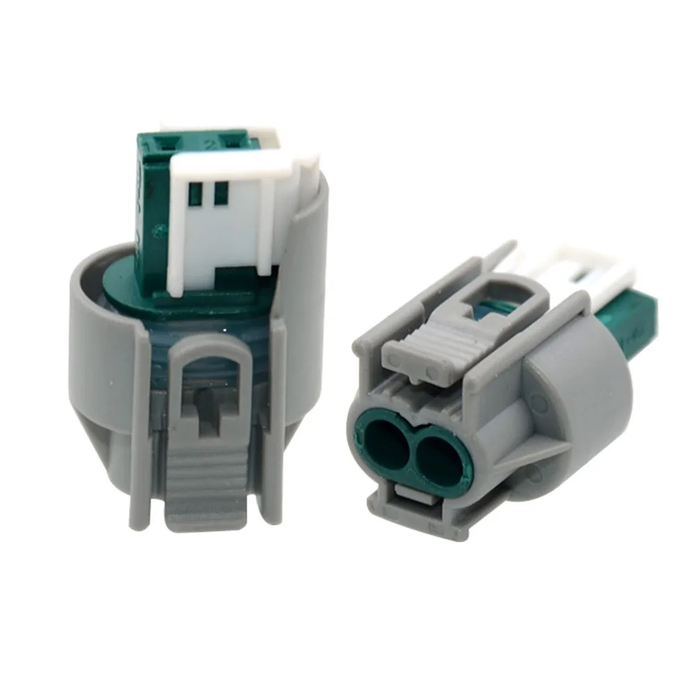 5Set 0.6Mm Tyco Amp 2Pin Poles Auto Electric Female Wiring Harness Connector 9-967644-1