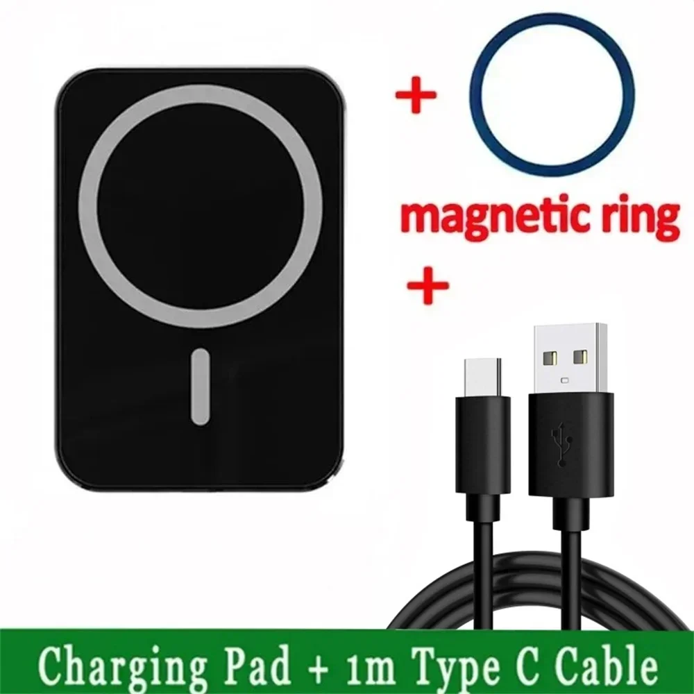 15W Magnetic Car Charger Fast Charging Wireless Charger Car Air Vent Phone Holder Car Adapter For iPhone 15 14 Pro Xiaomi oppo