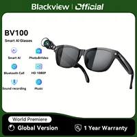 Blackview BV100 Smart Glasses, HD Camera,Bluetooth 5.4,220mAh Battery,Stereo Bass Speakers,Noise Cancelling Mic,Wear Detection