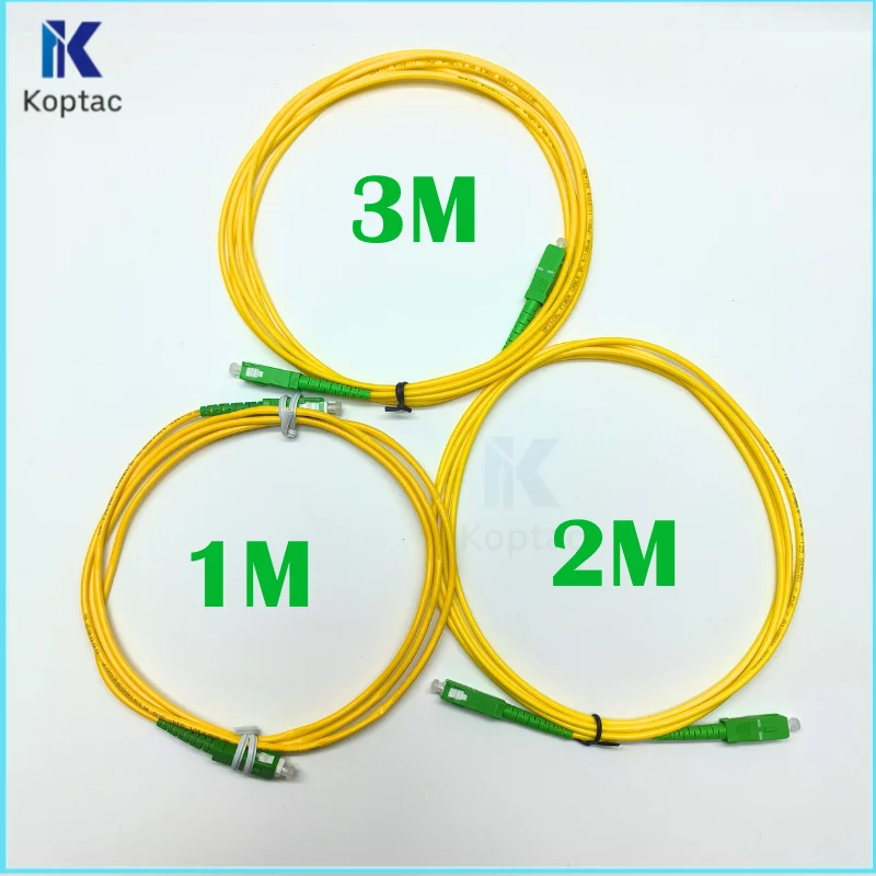 

Free Shipping 5PCS/LOT Fiber Optical 9/125 G652D LSZH Simplex To SC/APC SM SX 1/2/3M Pigtail FTTH CATV Optic Patch Cord Cable