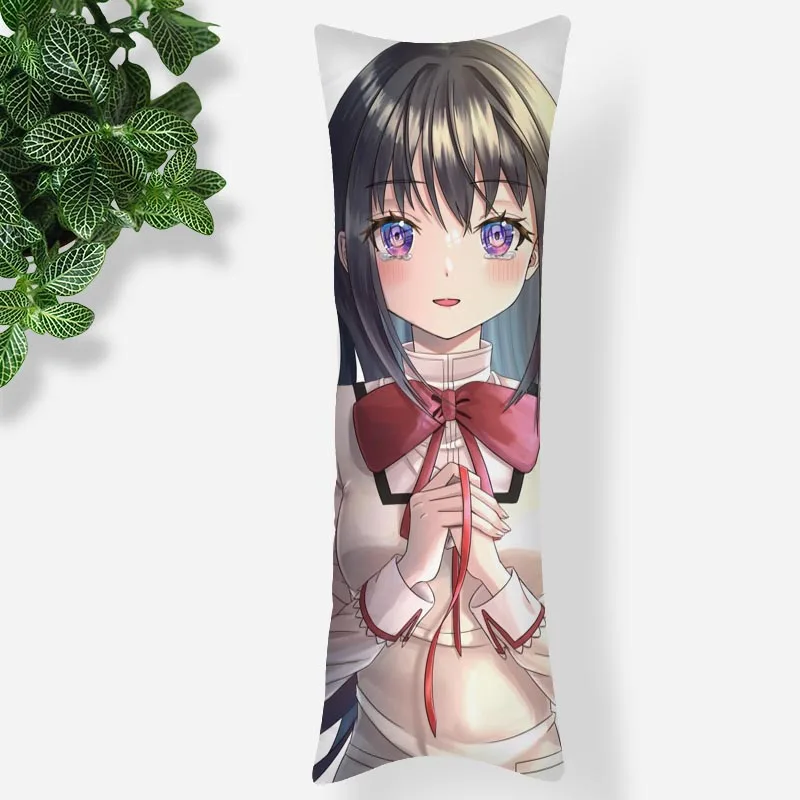 

Akemi Homura Mahou Shoujo Madoka Magica Body Pillow Case 3D Double-Side Print Satin Soft Fabric Pillow Cover For Boys Gir 0704
