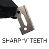 Replacement Movable Ceramic Blades for MADESHOW M10 M5f KM2296 Professional Clipper Trimmer Hair Cutting Machine Head Cutters 6