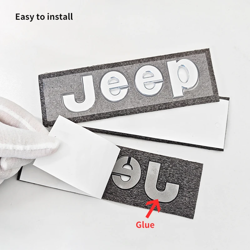 지프 그랜드 체로키 랭글러 레니게이드 패트리어트 리버티 컴패스용 자동차 앞 후드 엠블럼, 뒷 트렁크 사이드 배지 스티커 데칼