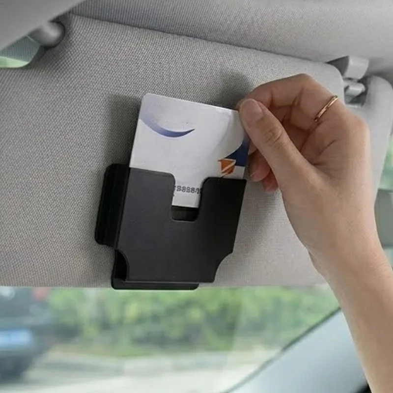 Sun Visor Card Organizer and Temporary Parking Ticket Holder